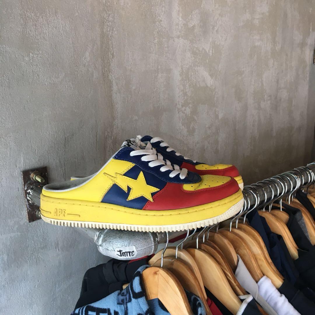 Authentic Rare Bape Bapesta Slip-On 