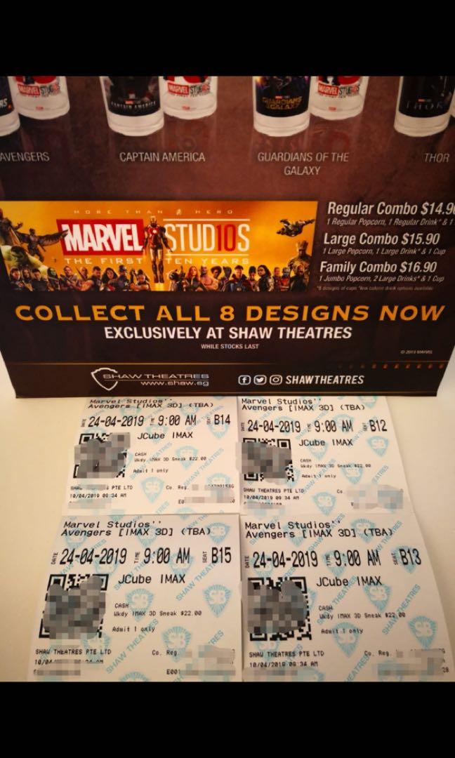 Avengers Endgame First Imax 3d Show In Sg Entertainment Events Concerts On Carousell This footage from endgame means the imax dcp is out there. carousell