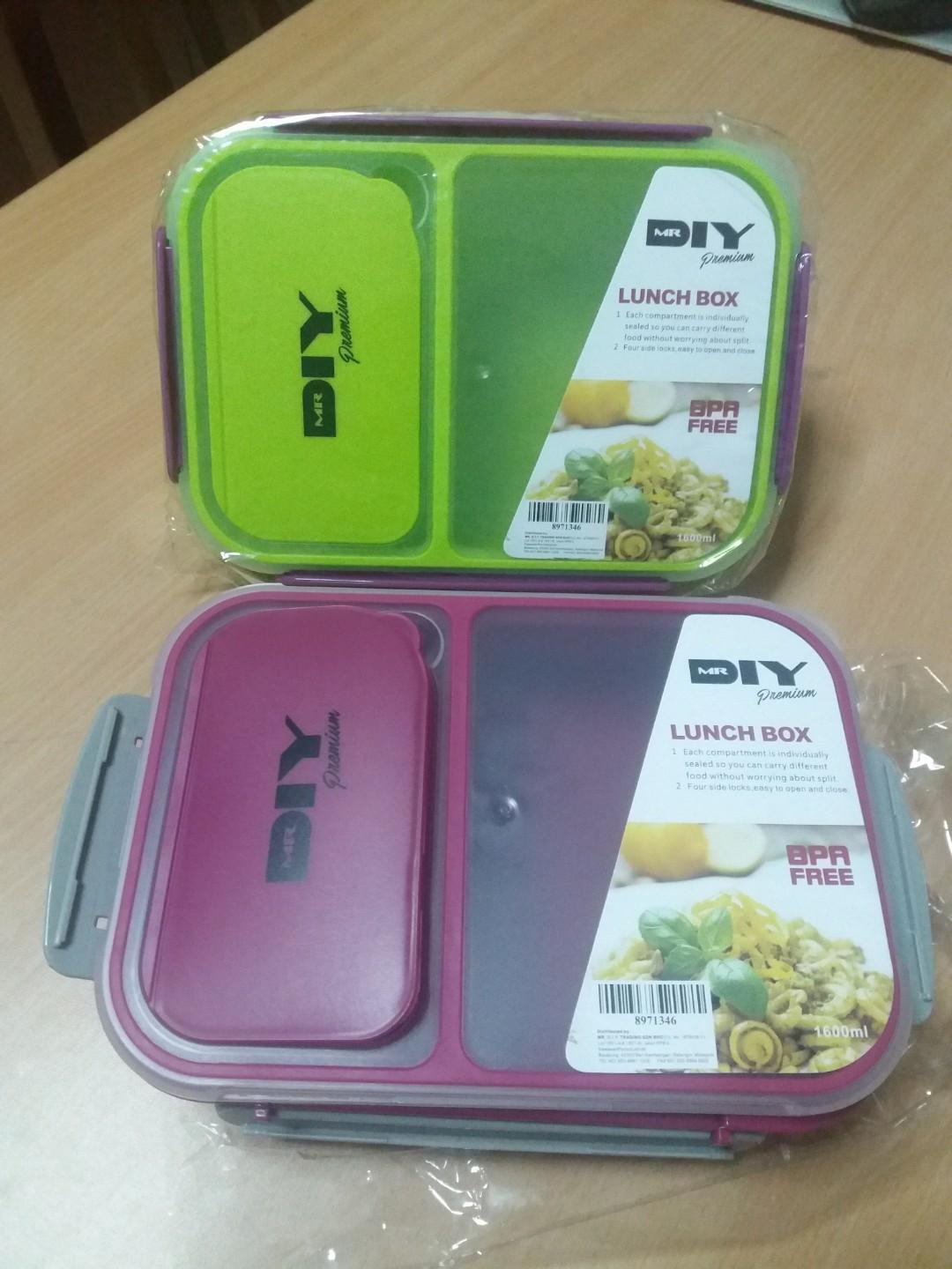 Big Lunch Box (1500ml), Furniture & Home Living, Kitchenware