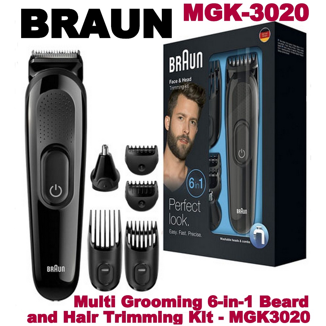 braun beard trimmer mgk3020