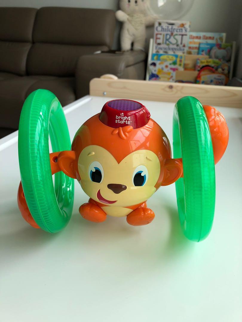 bright starts roll and glow monkey