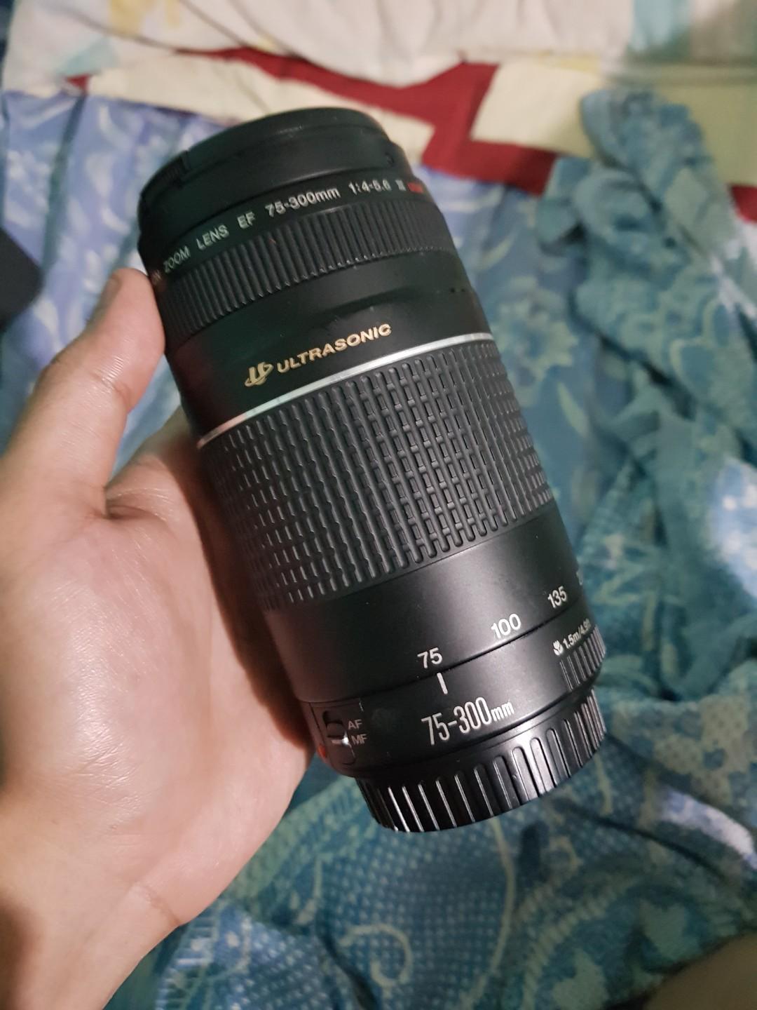 Canon Ef 75 300mm F 4 5 6 Iii Usm Photography Cameras On Carousell