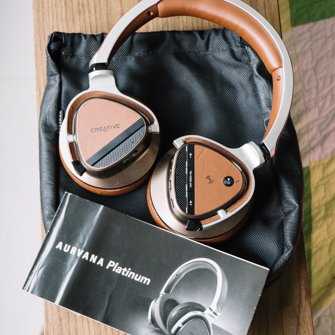 Creative Aurvana Platinum noise cancelling headphones Audio Headphones Headsets on Carousell