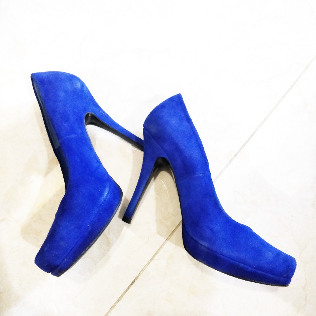 dune blue heels