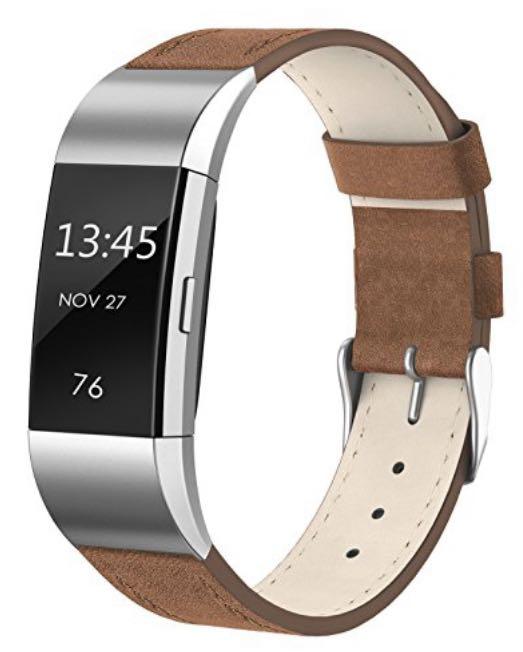 Fitbit charge 2 leather band online