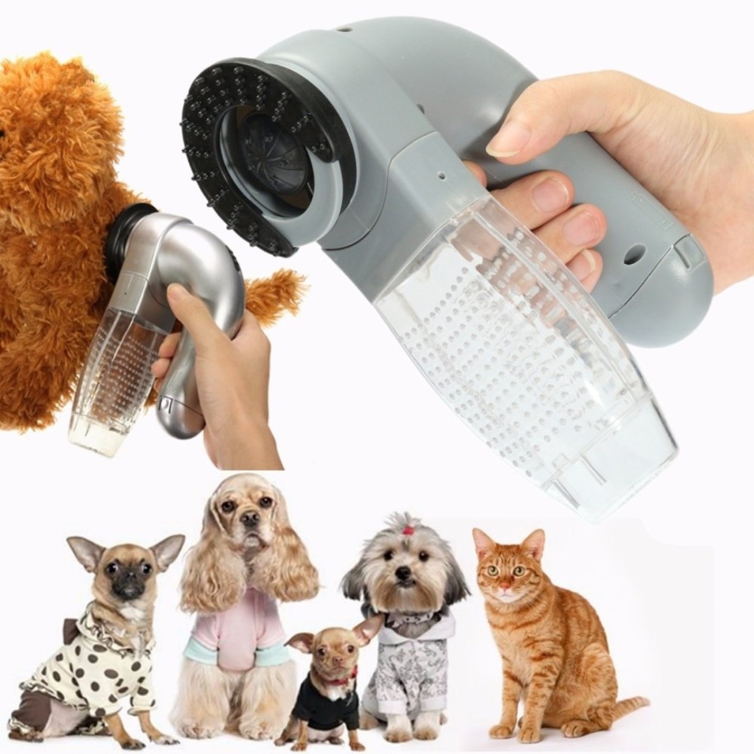 Electric sales dog brush