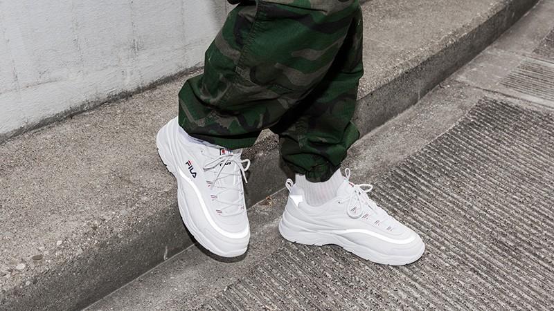 fila ray on feet