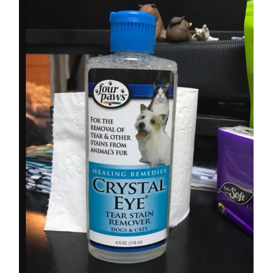 Four paws crystal eye tear stain remover online