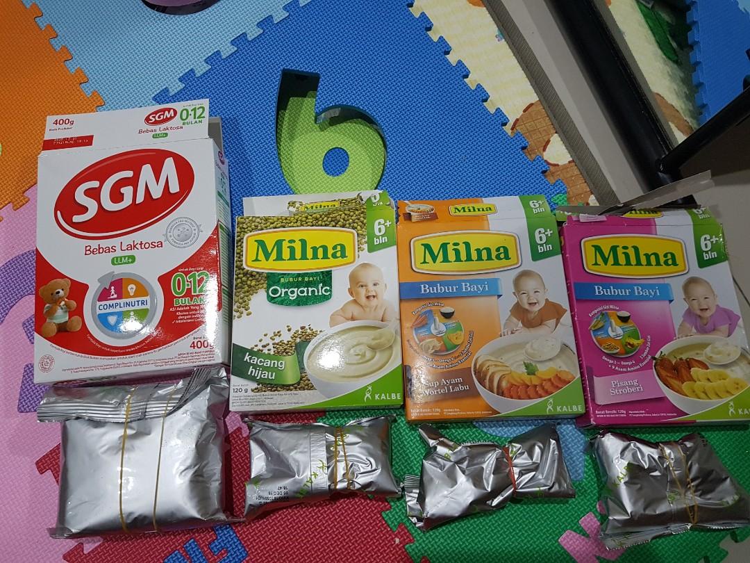 Free Susu Sgm Bebas Laktosa Bubur Milna Bayi Anak Perawatan Makanan Anak Di Carousell