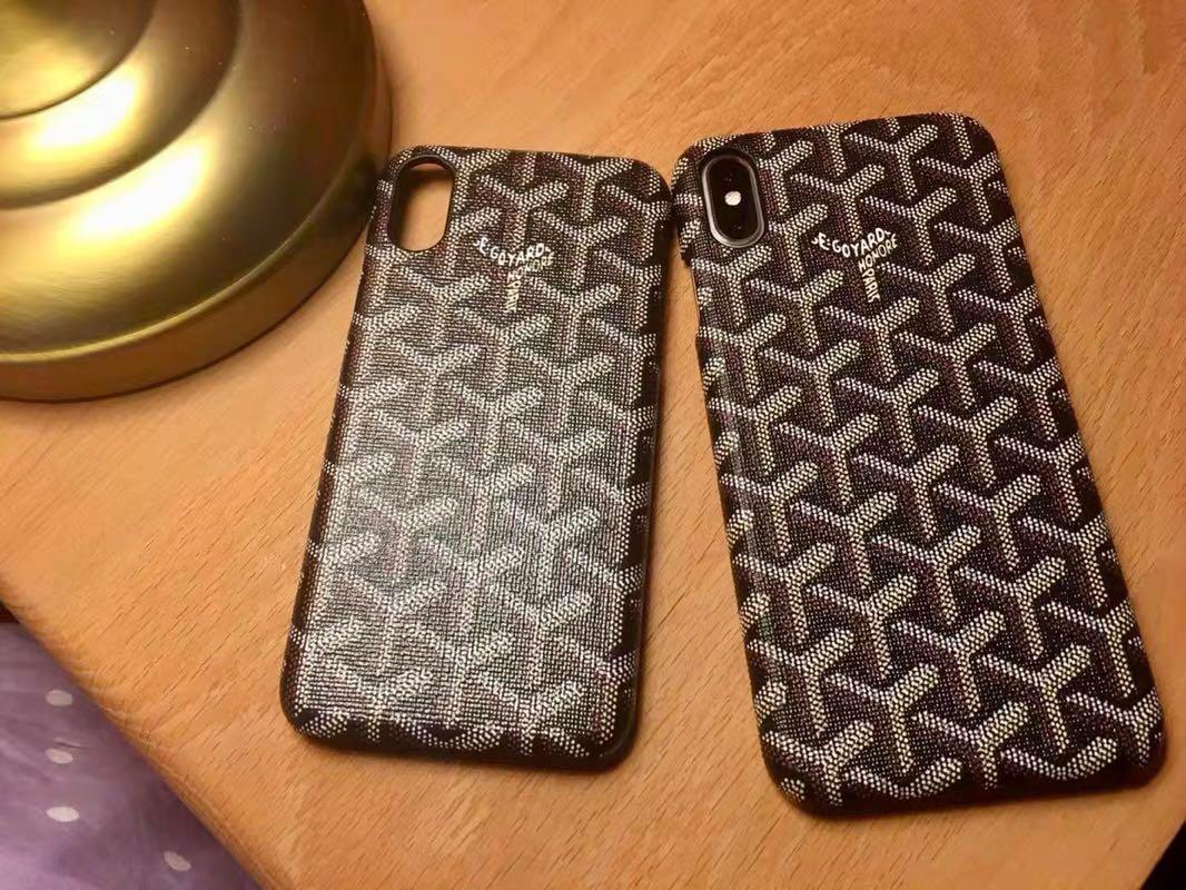 Goyard iphone xs case top