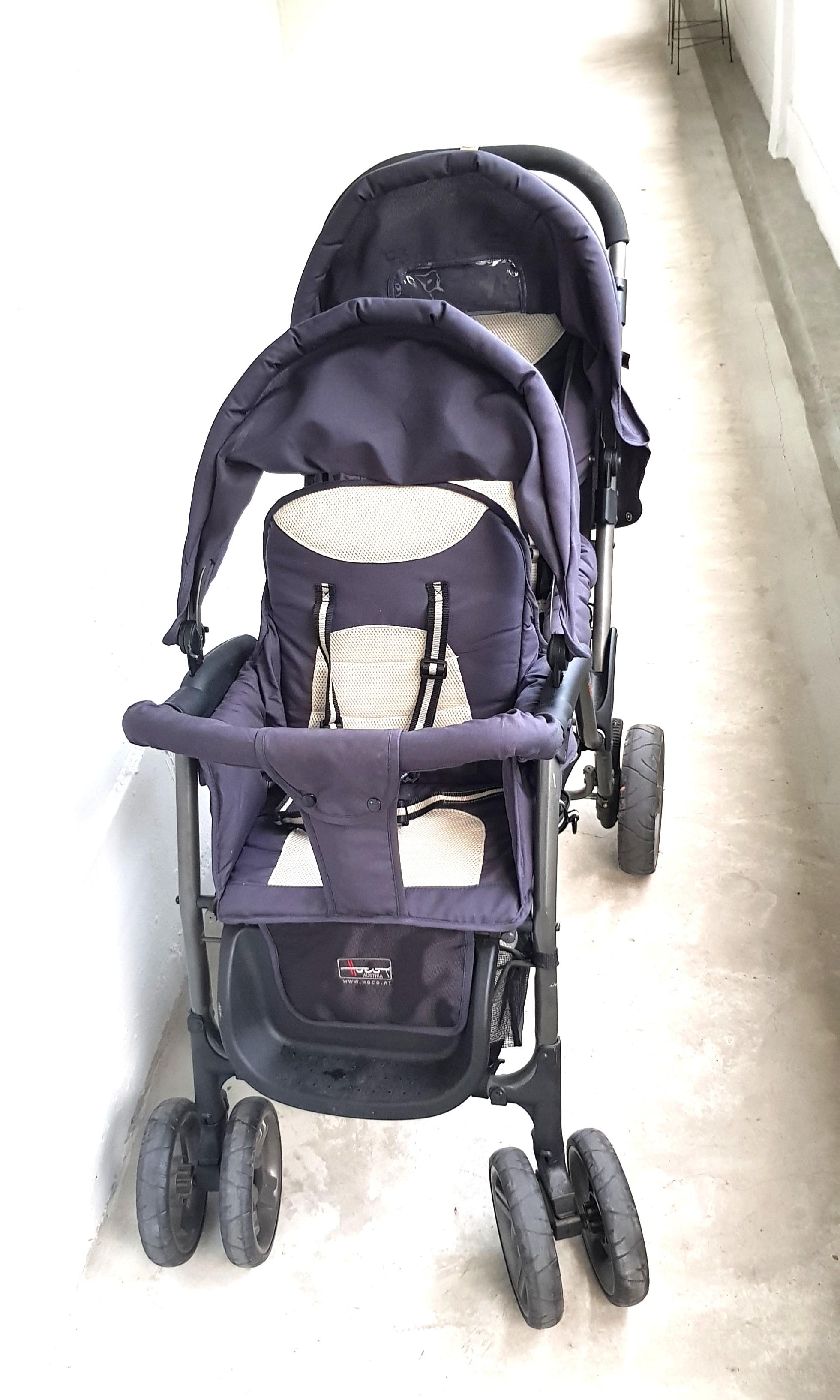 Heavy Duty Austria Norco Double Stroller Babies Kids Going Out Strollers on Carousell