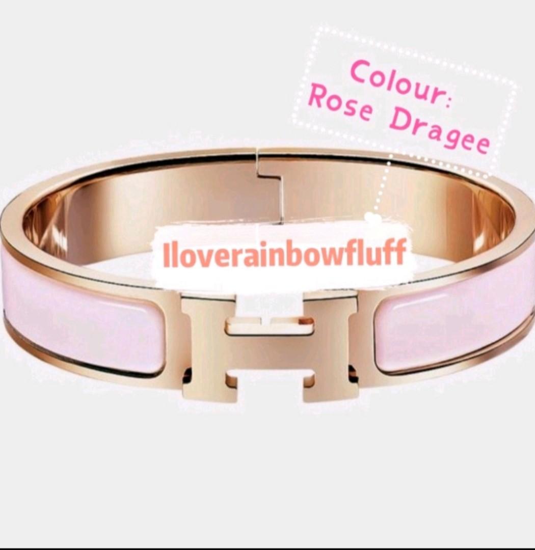 light pink hermes bracelet