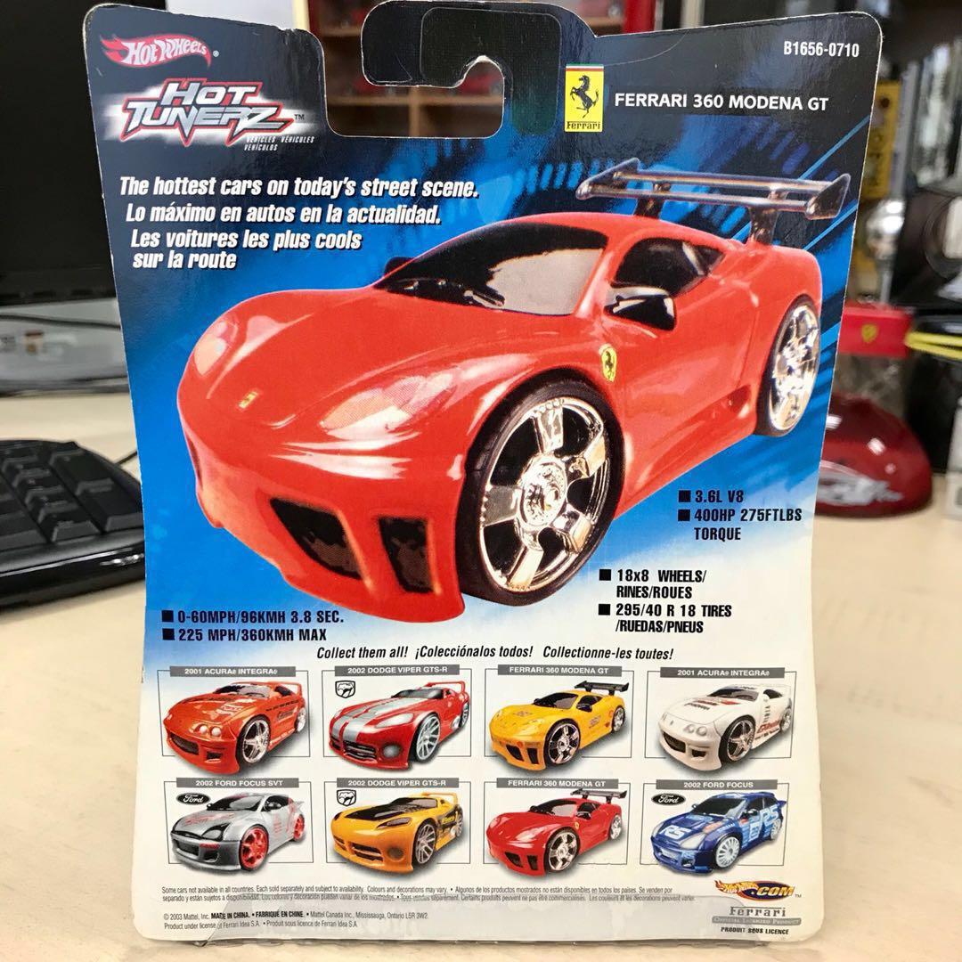 Hot Wheels Hot Tunerz Ferrari 360 Modena GT, Hobbies & Toys, Toys