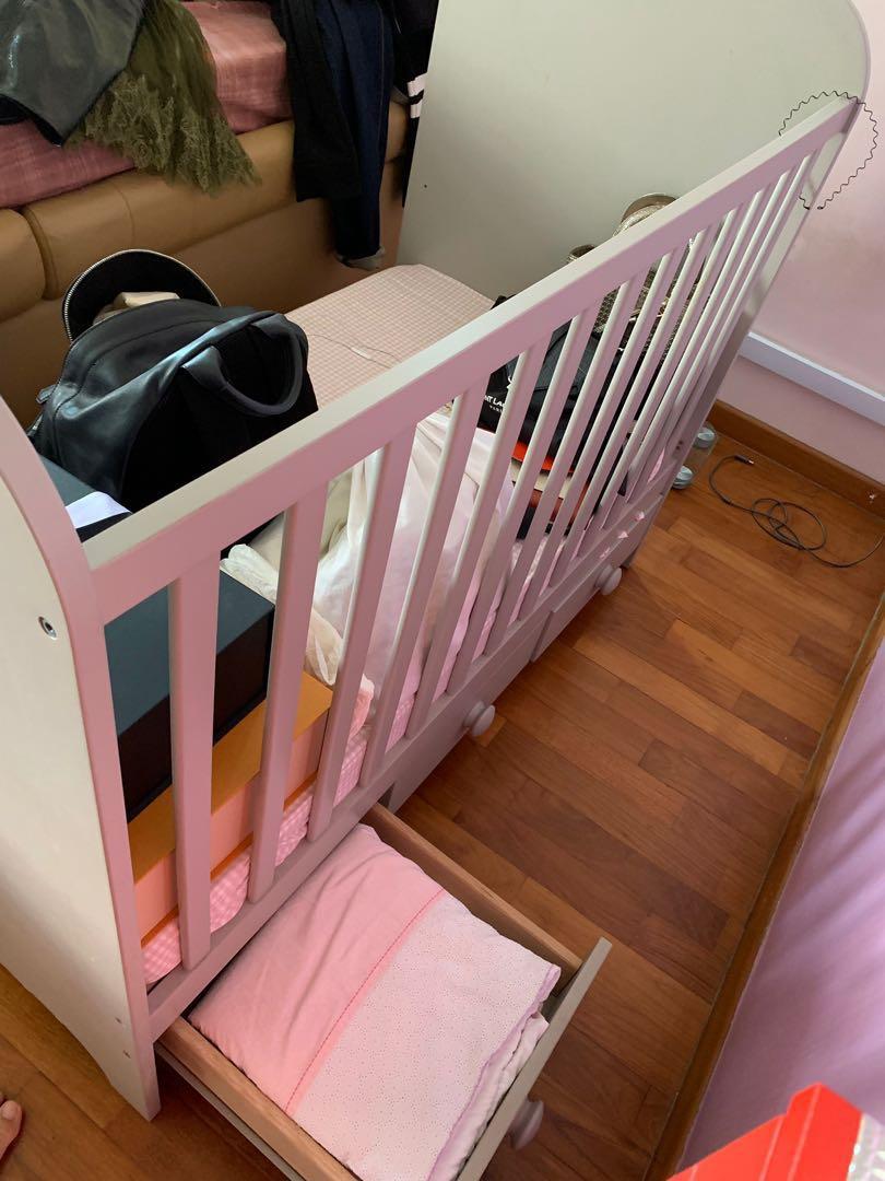 IKEA baby cot GONATT, Babies & Kids, Baby Nursery & Kids Furniture