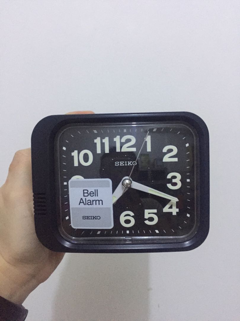Jam weker seiko cheap