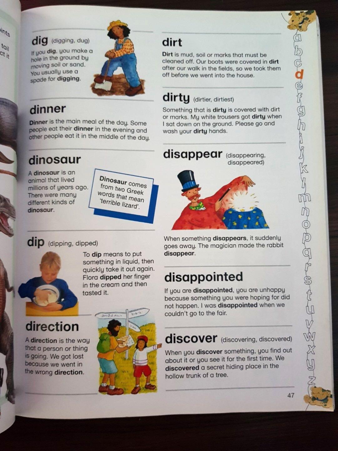 kingfisher-first-dictionary-hobbies-toys-books-magazines