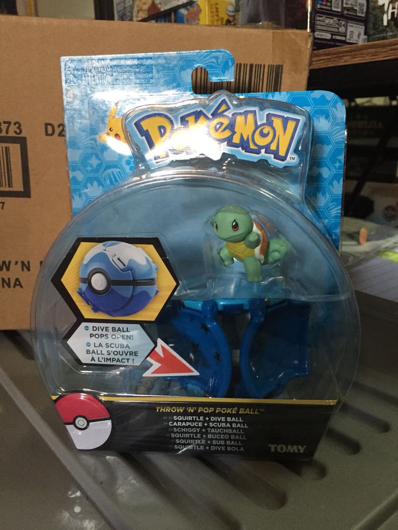 throw and pop pokeball