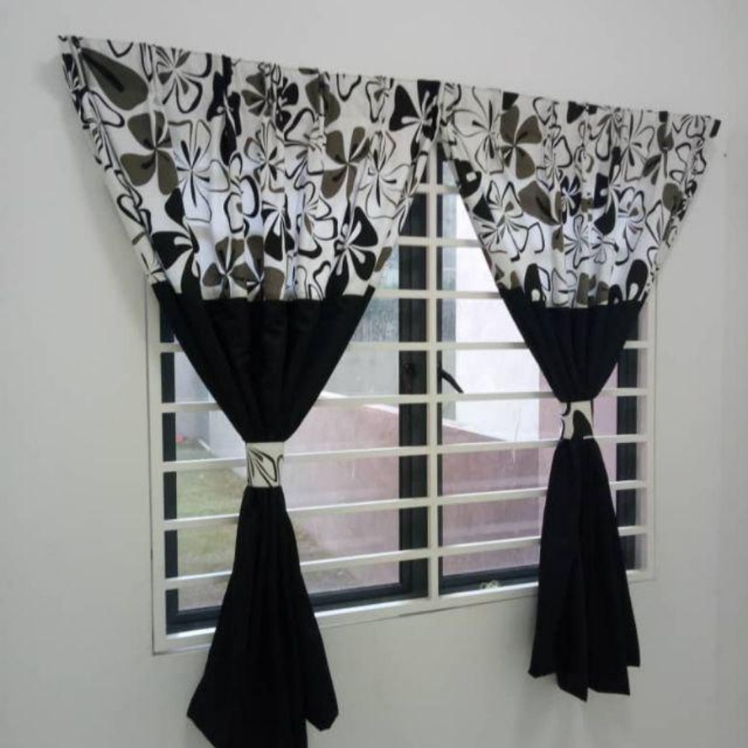 Langsir Tingkap 1 2 3 Panel Home Furniture Home Decor On Carousell