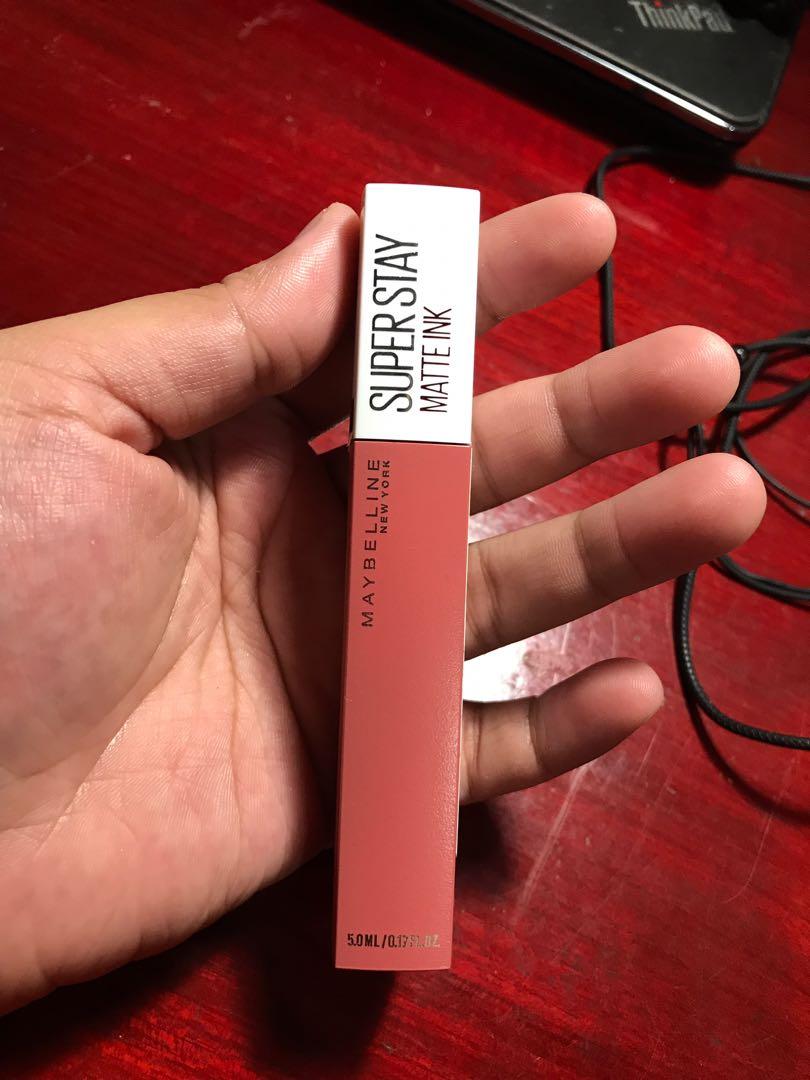 Maybelline Superstay Matte Ink Shade 130 Self Starter Kesehatan Kecantikan Rias Wajah Di Carousell