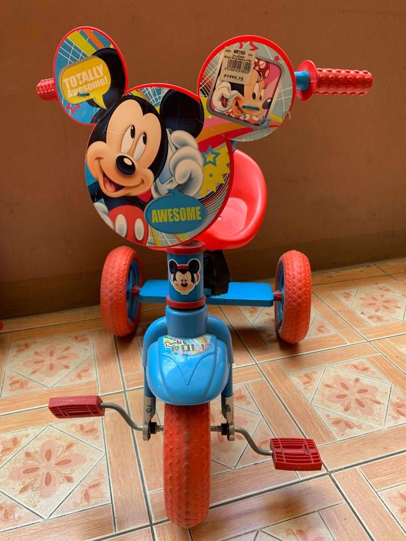 mickey riding bike toy