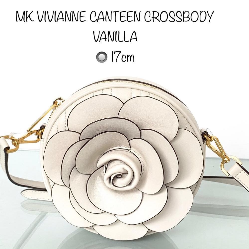 MK VIVIANNE CANTEEN CROSSBODY 17cm Barang Mewah Tas Dompet di