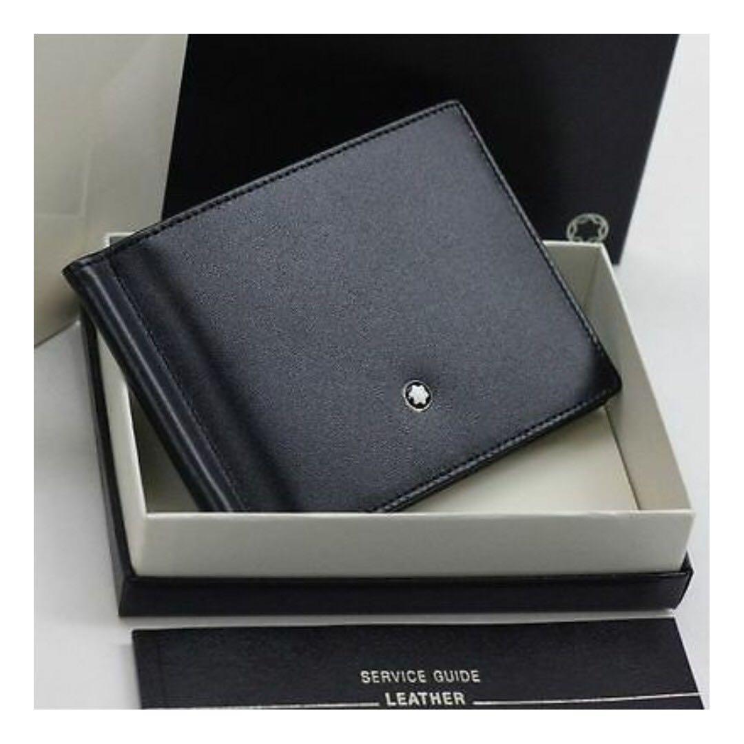 Mont Blanc Meisterstück 6 Credit Wallet with Money Clip mb5525