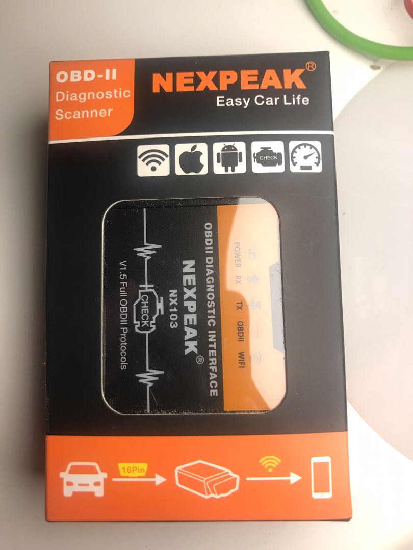 Nexpeak NX103 Wifi OBD2 Car diagnostic Scanner, Car Accessories ...