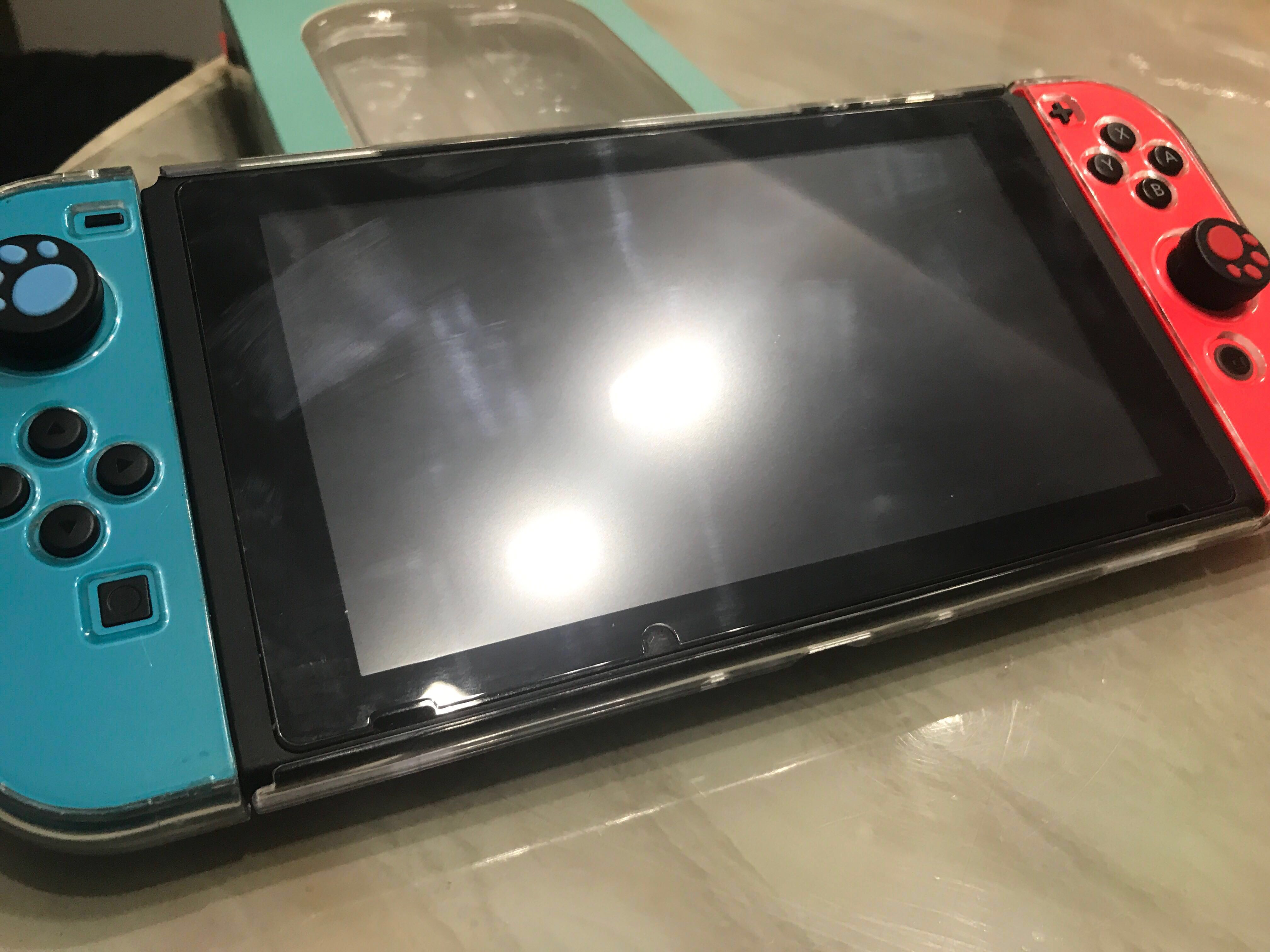 nintendo switch case with screen protector
