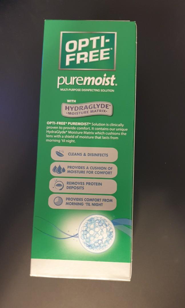 OptiFree Pure Moist Contact Lenses Solution, Beauty & Personal Care