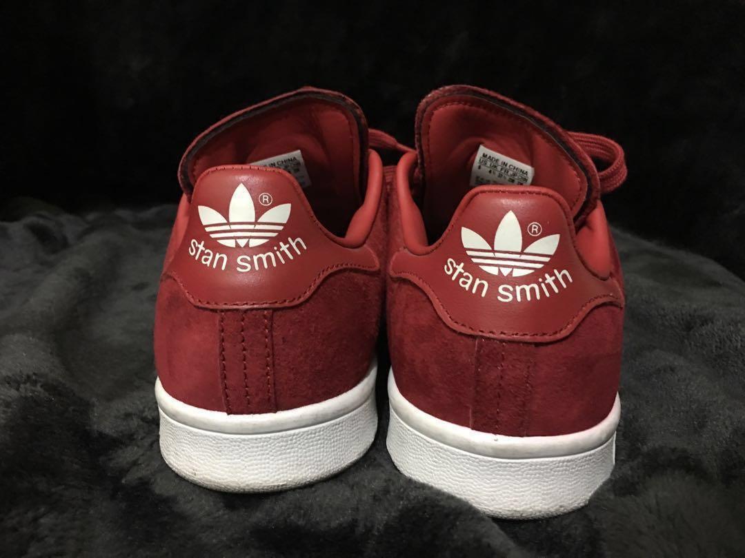 Original Limited Edition Rita Ora X Adidas Stan Smith (Red Suede), Women'S  Fashion, Footwear, Sneakers On Carousell