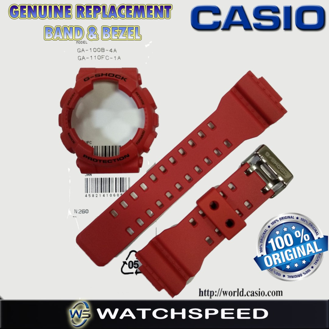 Original Replacement Band And Bezel For Casio G Shock For Ga 100b
