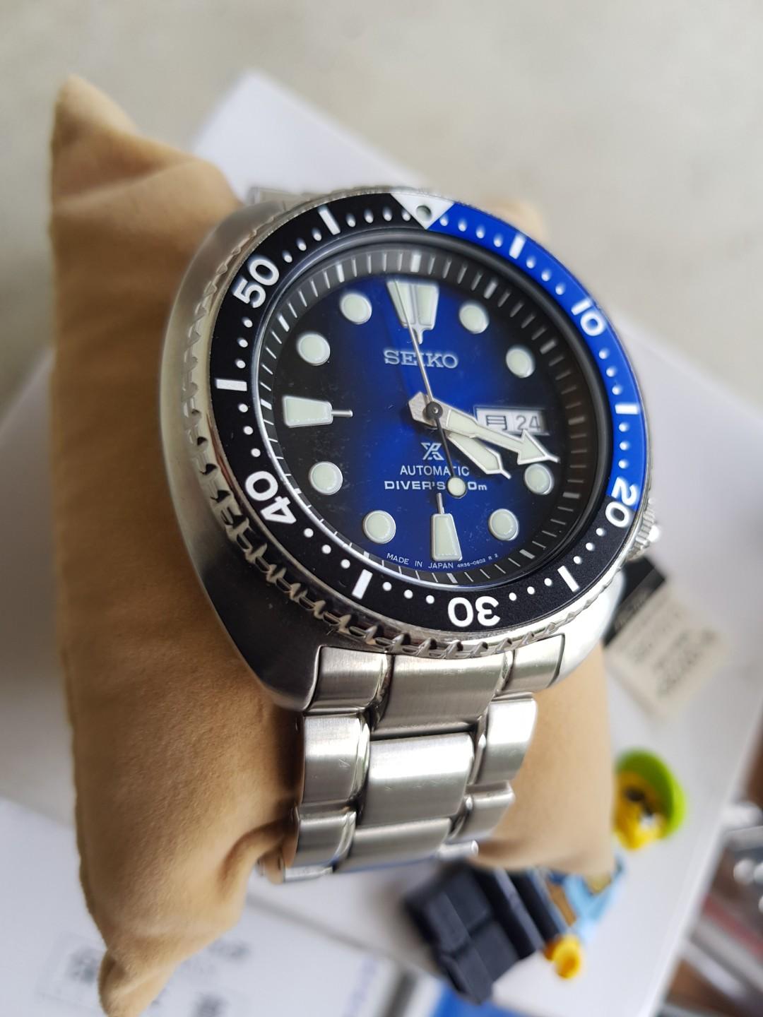 Batman Seiko Prospex Diver Scuba BLUE Dial Watch SBDY013 JDM Made In ...