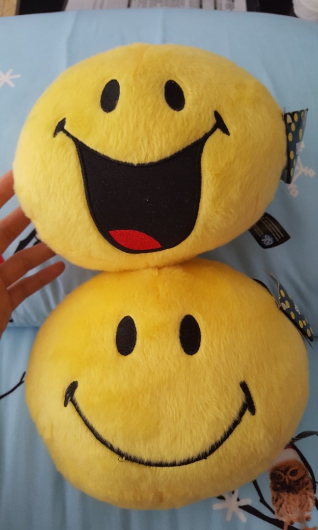 smiley face soft toy