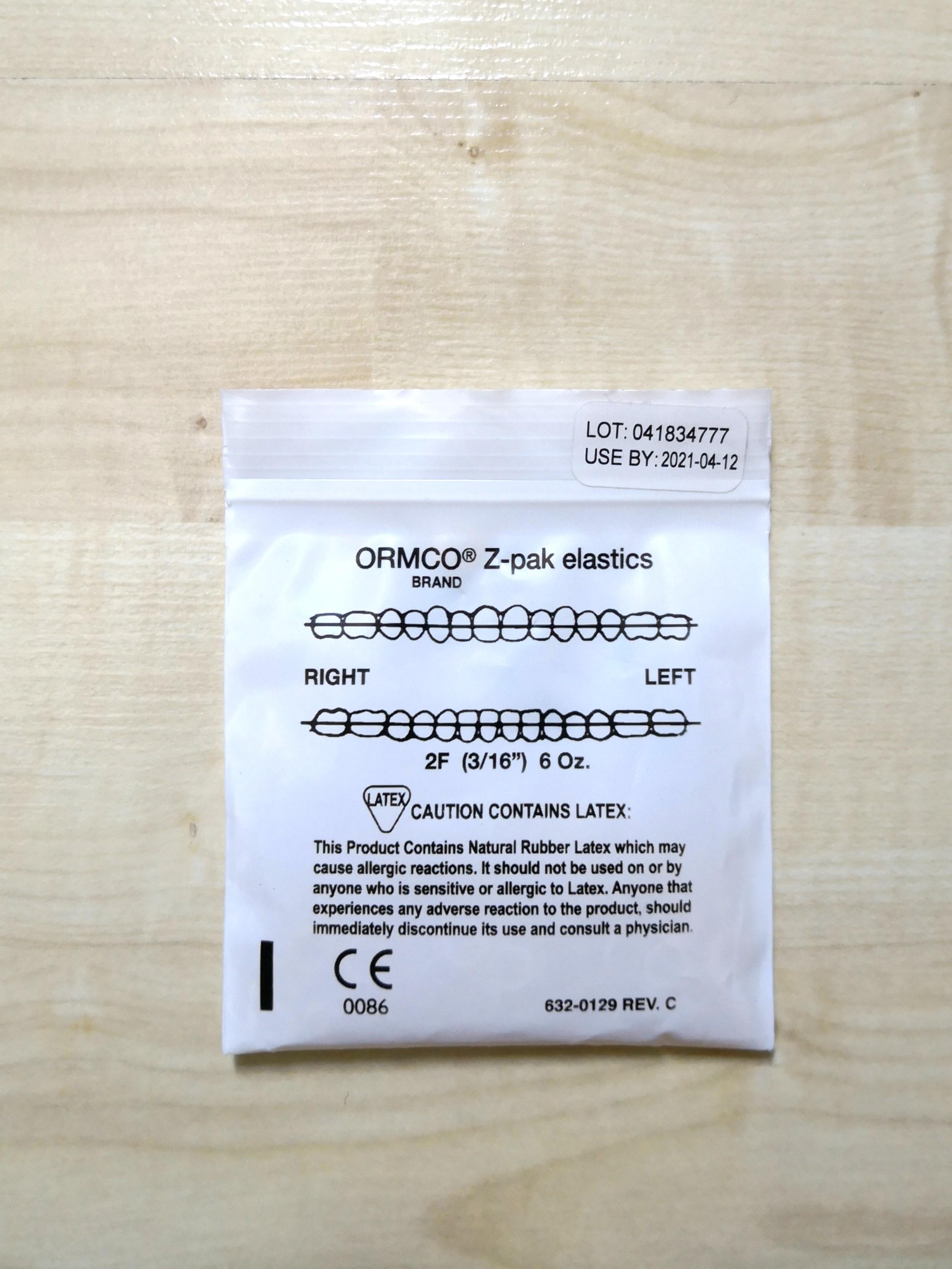 thumbnail image 2 of ORMCO Zoo Pack Dental Elastics – Clear/Yellow, 100ct, 3.5oz – Orthodontic Ligatures 2 of 4