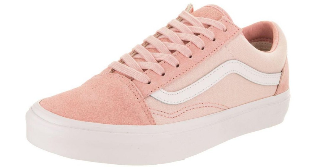 pink old skool vans womens