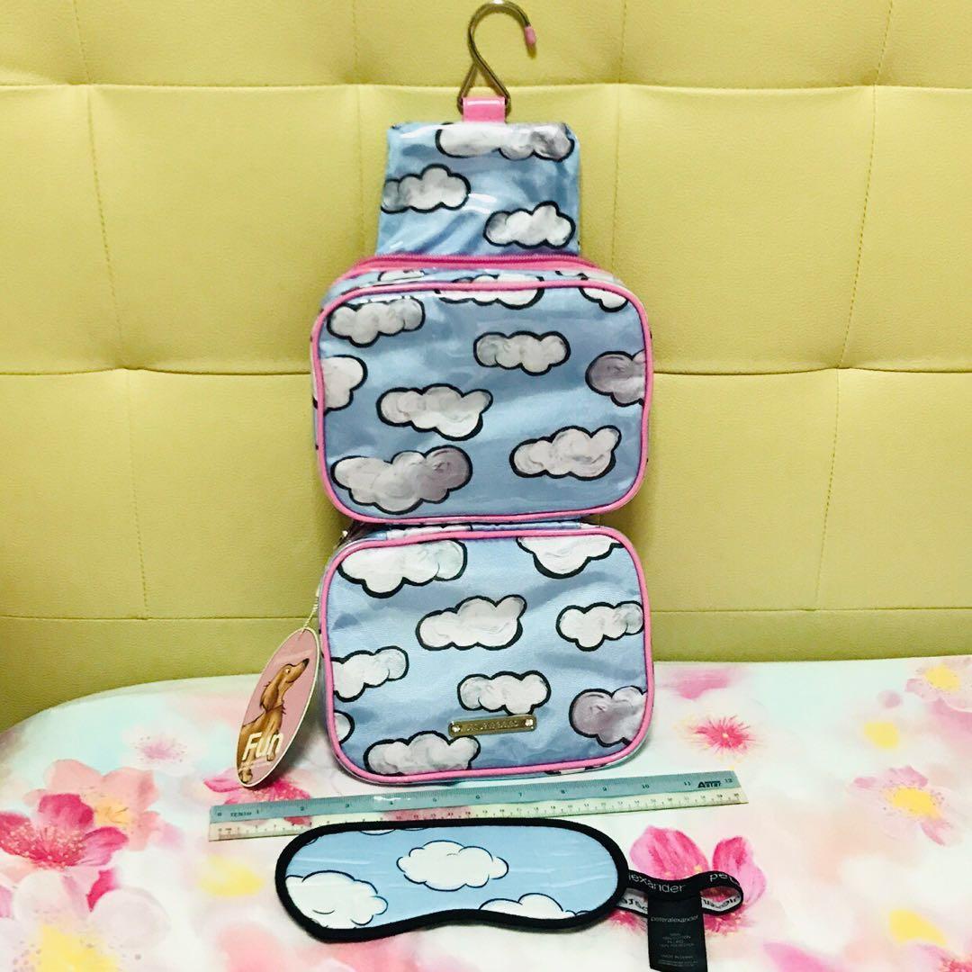peteralexander travel toiletries bag cloud dog tag EndgameYourExcess