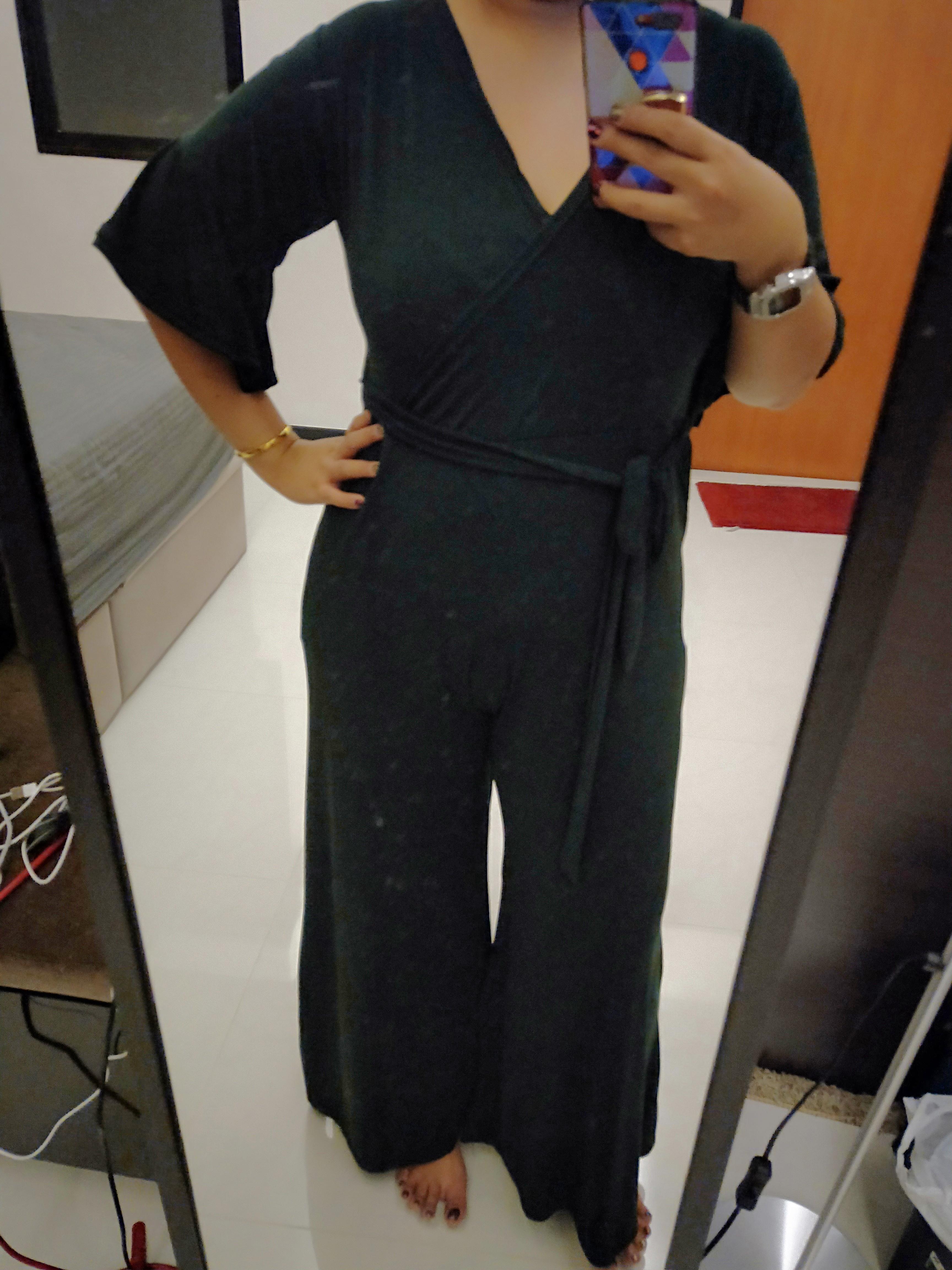 dark green jumpsuit uk