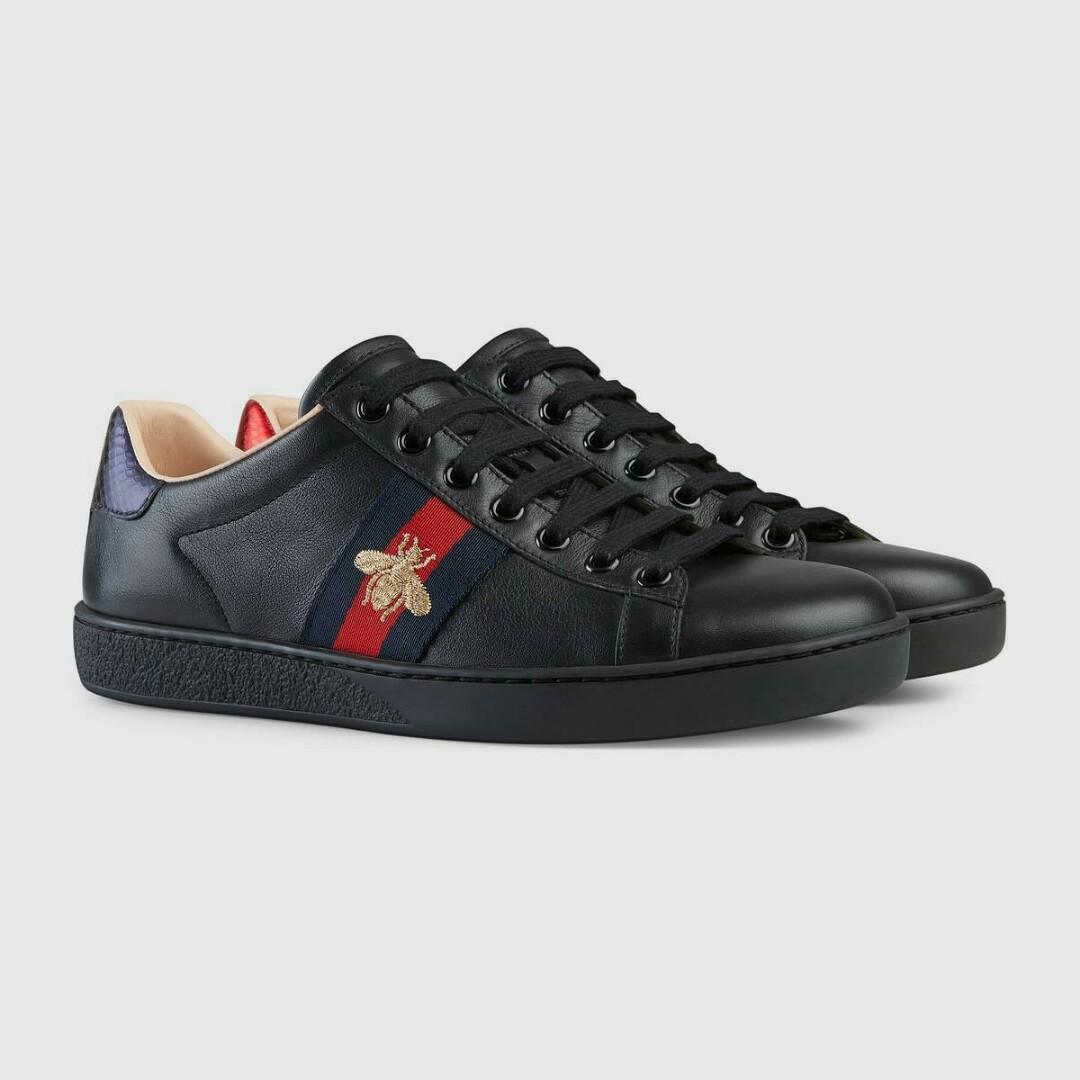 gucci ace bee black