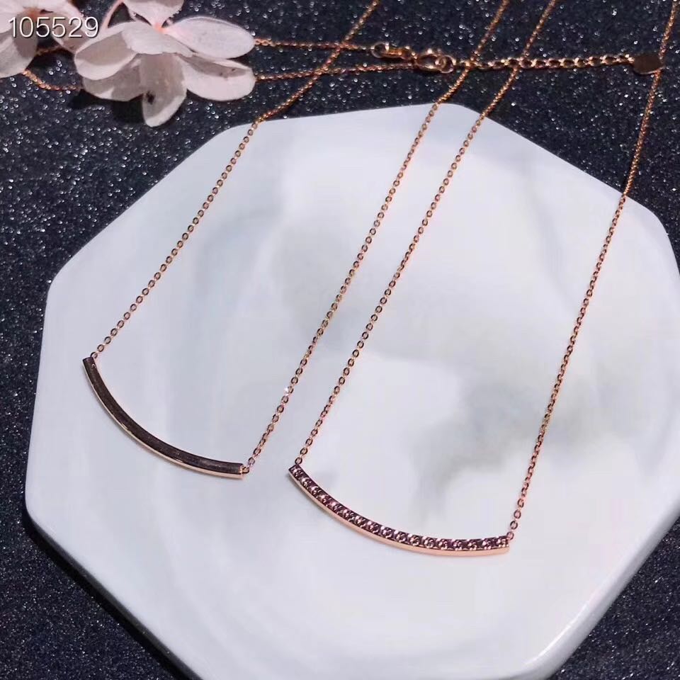 pure rose gold necklace