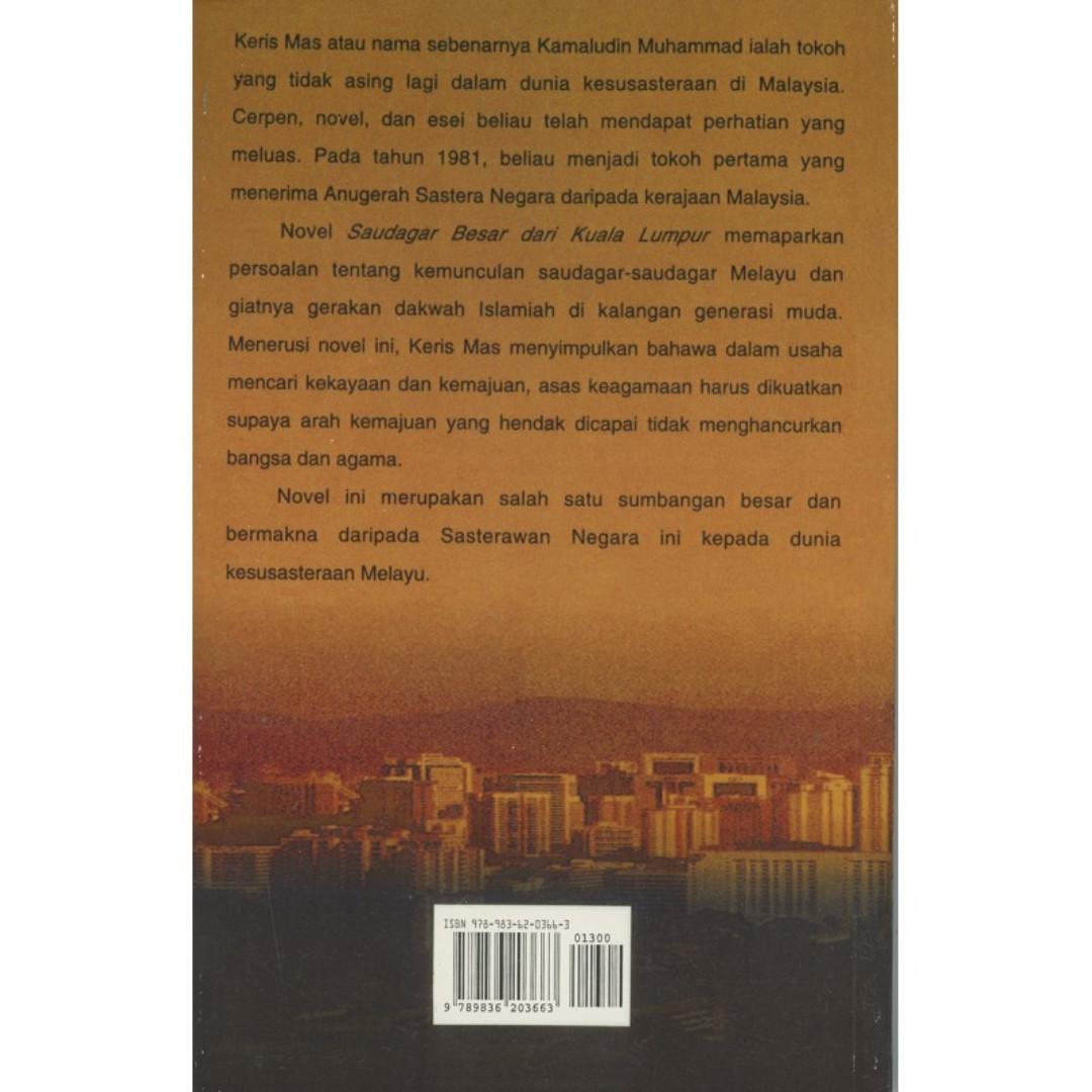 Saudagar Besar Dari Kuala Lumpur Books Stationery Books On Carousell