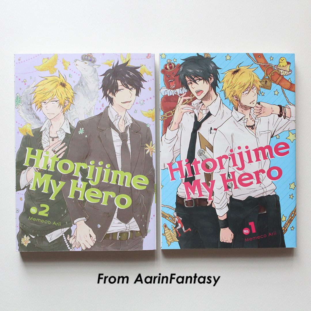 Set Hitorijime My Hero Vol1 2 By Memeko Arii Books Stationery Comics Manga On Carousell