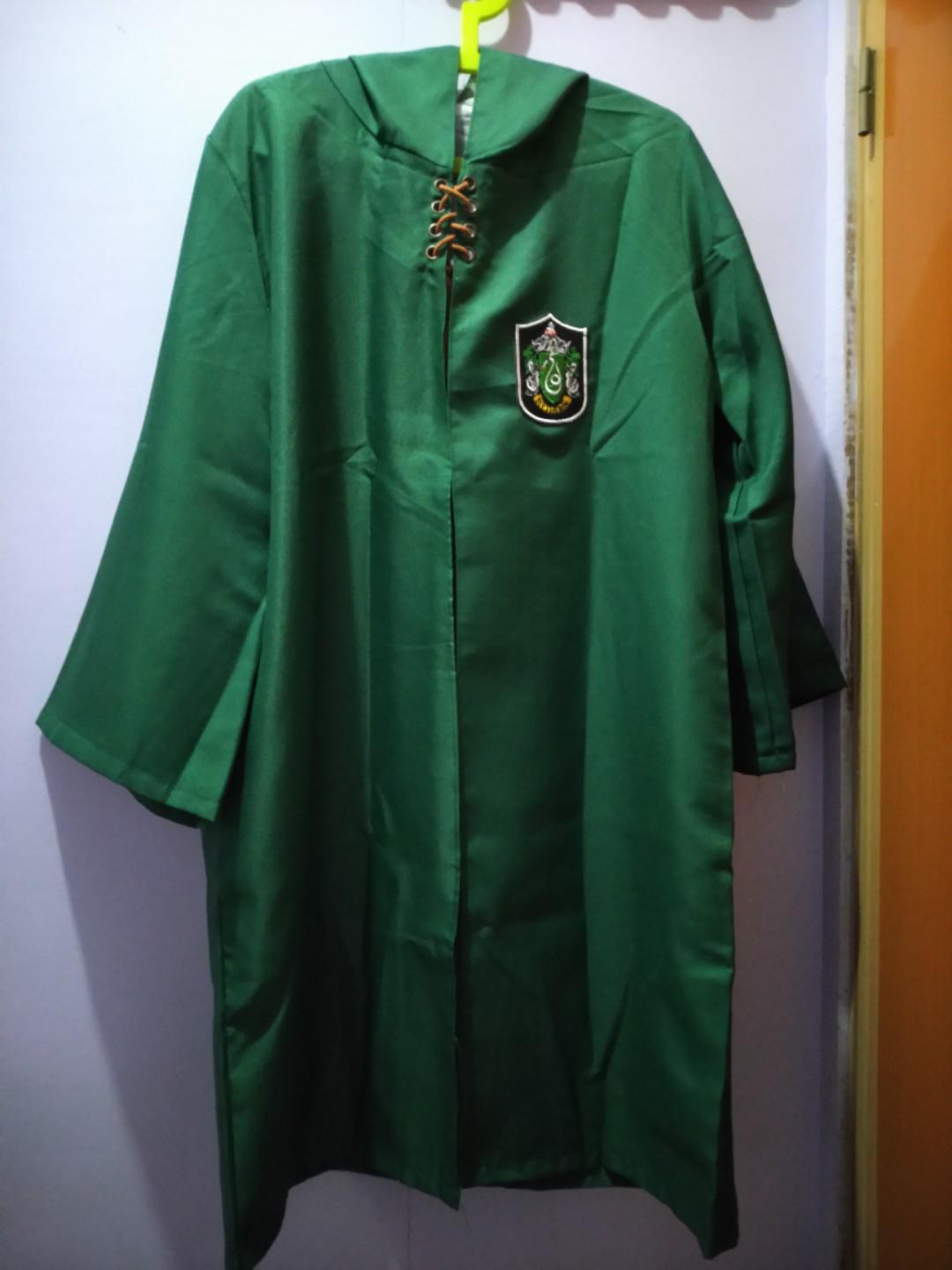 Harry Potter Costume Slytherin Quidditch Robe Men S Fashion Clothes Tops On Carousell