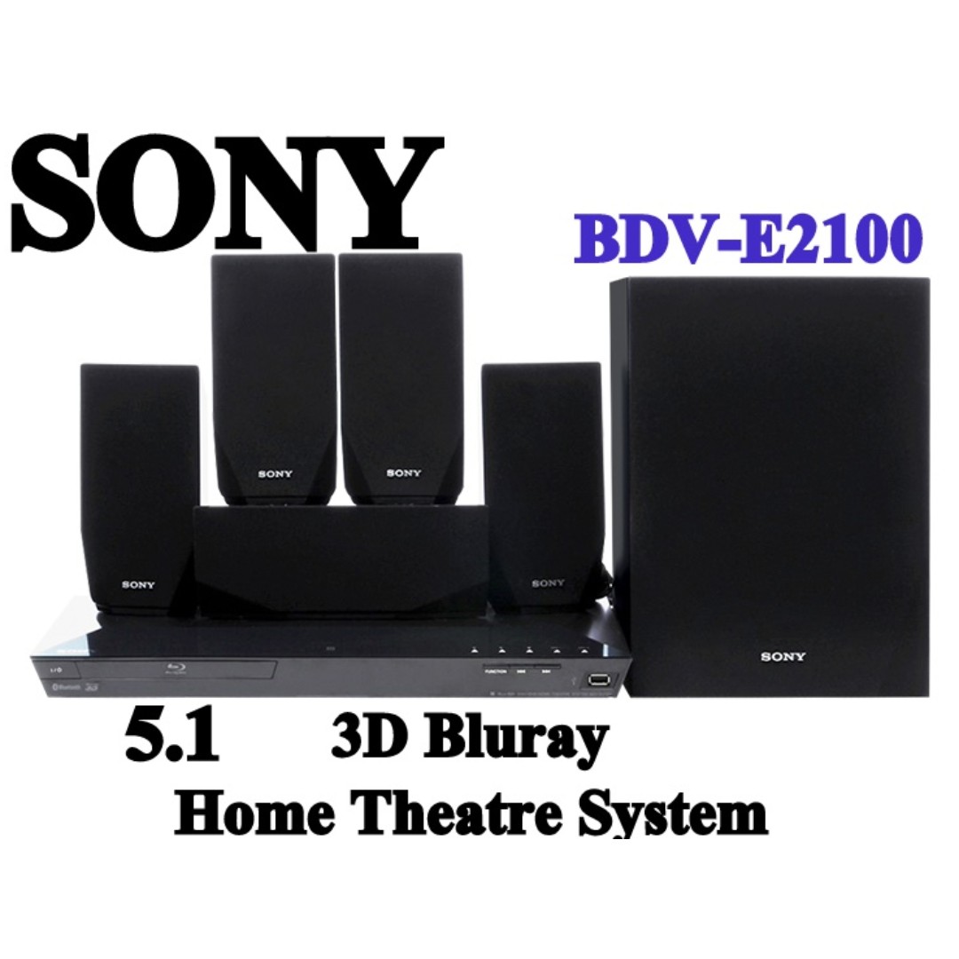 Sony Bdv E2100 5 1 3d Bluray Home Theatre System Electronics Audio On Carousell