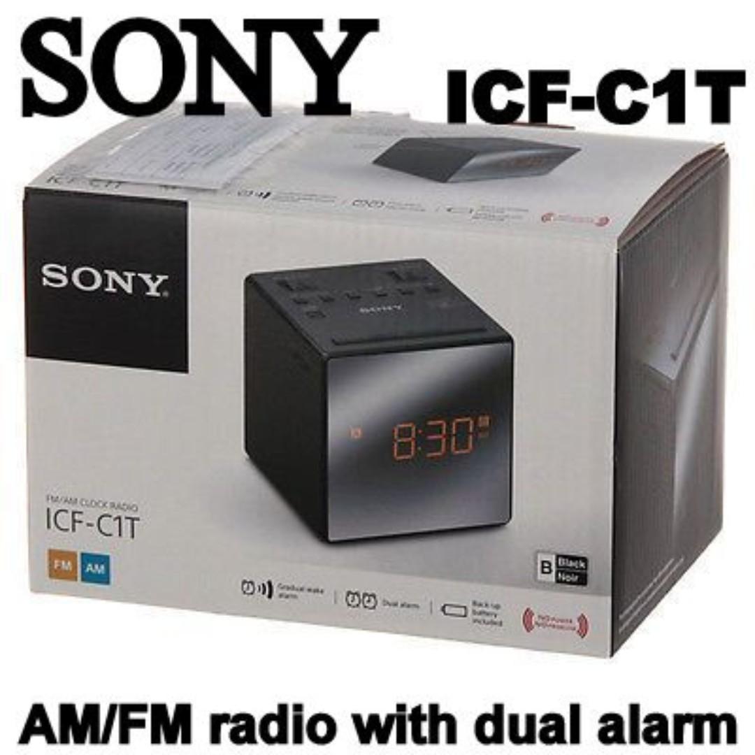 Sony ICFC1T Radio Clock with dual alarm, Audio, Portable Music Players