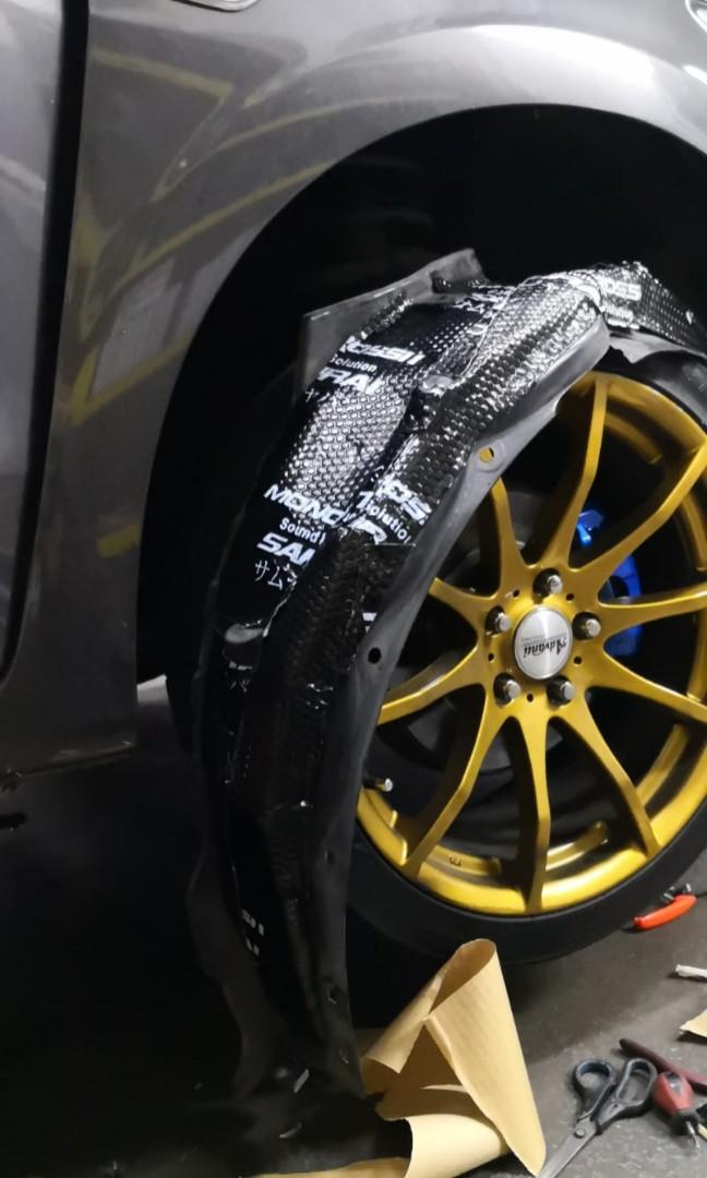 Soundproof for tyre fender, Car Accessories, Accessories on Carousell
