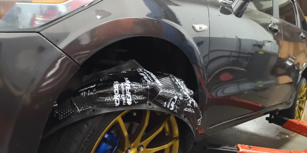 Soundproof for tyre fender, Car Accessories, Accessories on Carousell