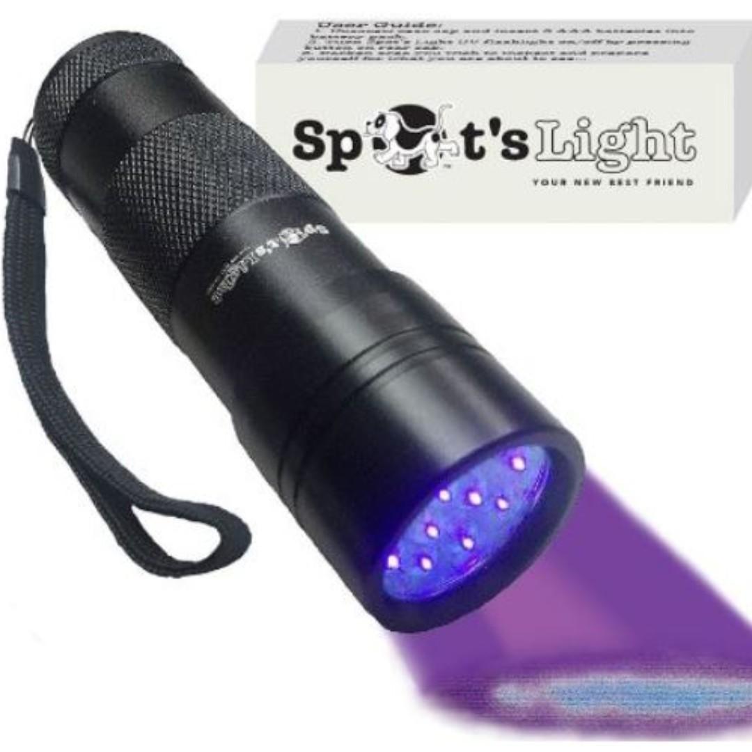 Spots Light Blacklight UV Ultraviolet Pet Animal Urine ...