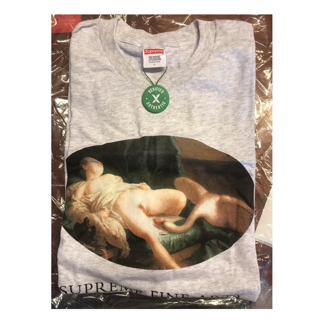 supreme leda and the swan tee