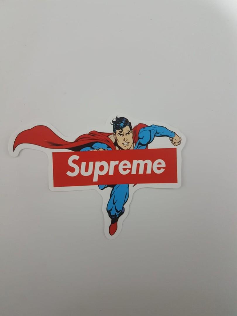 Supreme superhero on sale sticker