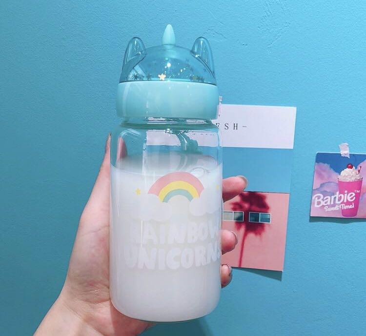 Unicorn Glass Bottle Home Appliances Kitchenware On Carousell